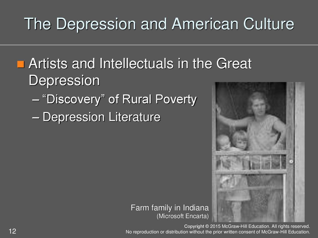 The Depression and American Culture