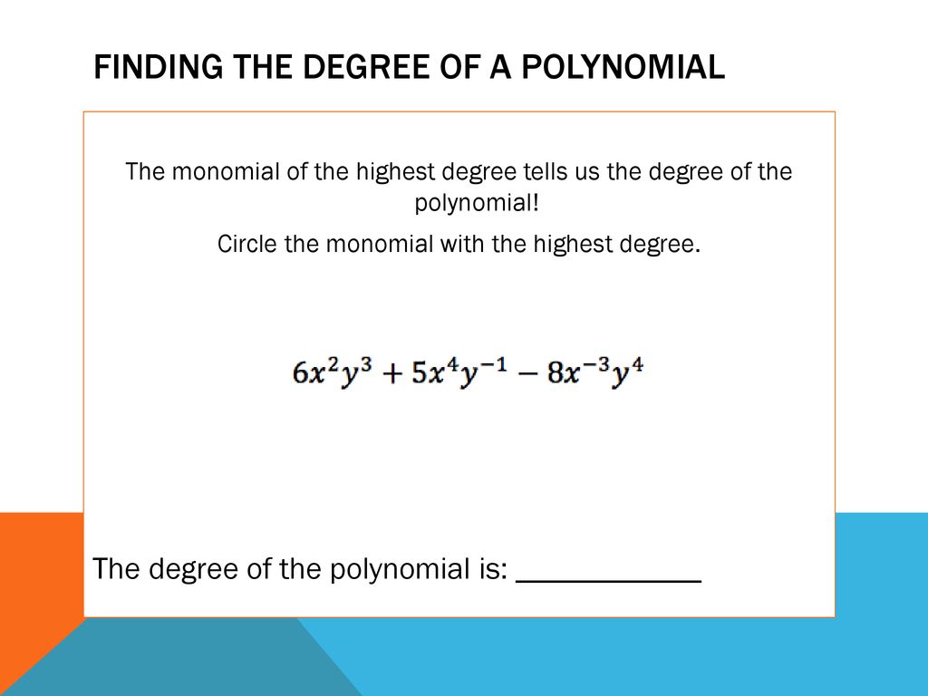 Algebra nation Boot camp- adding and subtracting polynomials - ppt download