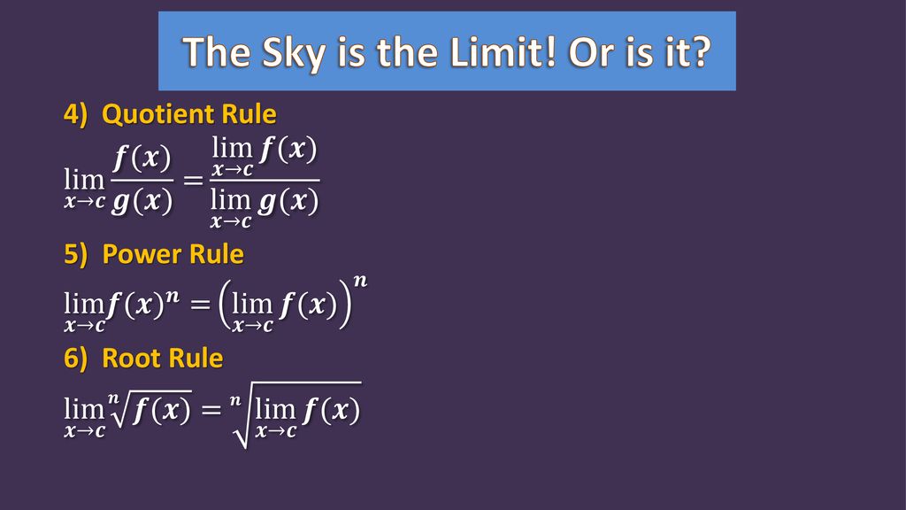 The Sky Is The Limit Or Is It Ppt Download