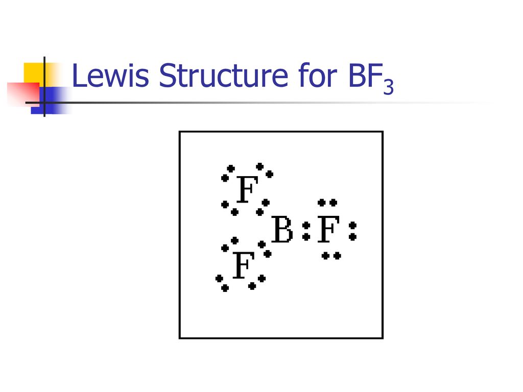 Lewis Structure for BF3.