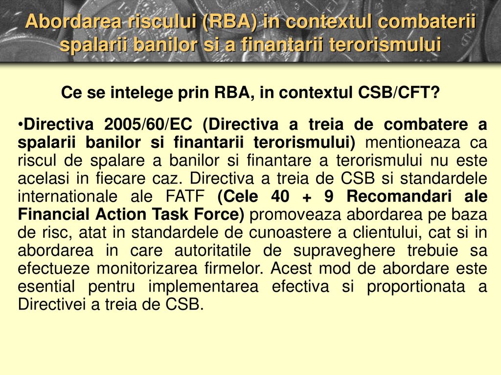 Oficiul National De Prevenire Si Combatere A Spalarii Banilor Ppt Download