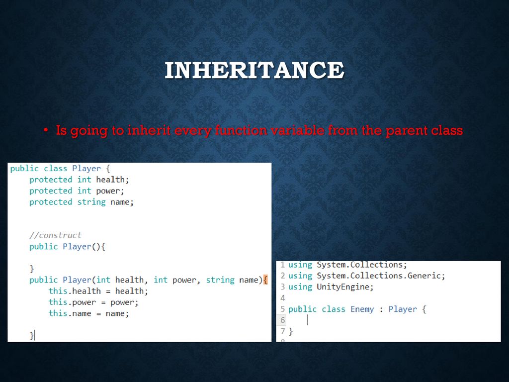 C# Basics Part2 These slides are designed for Game Design Class - ppt ...