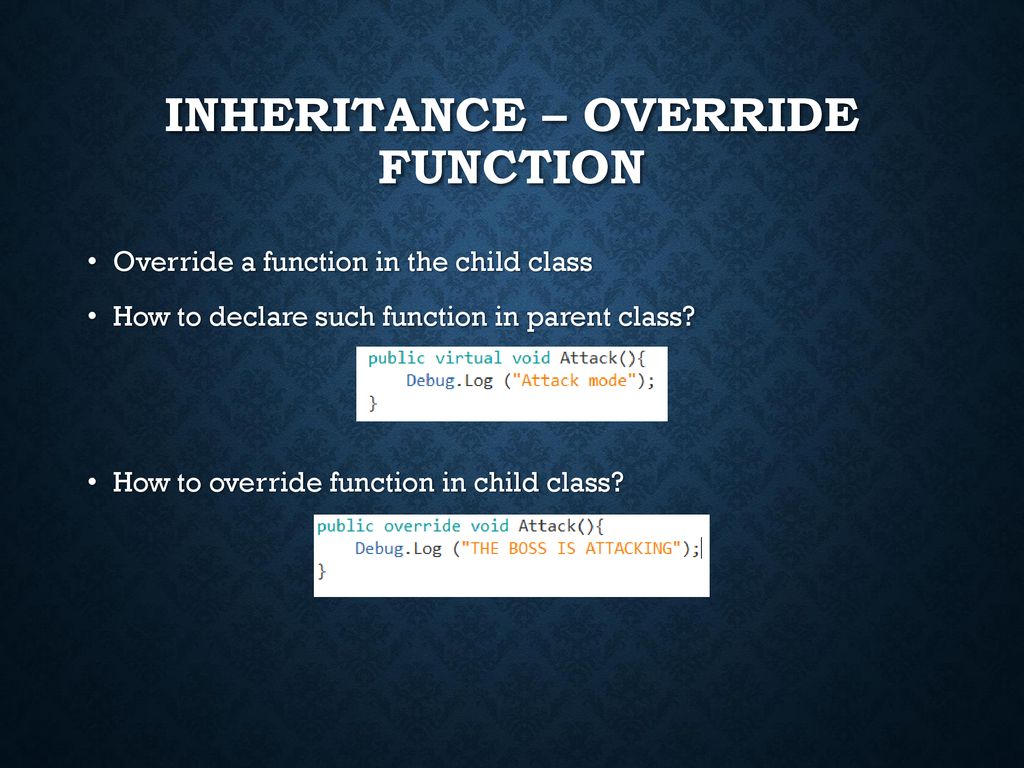 C# Basics Part2 These slides are designed for Game Design Class - ppt ...