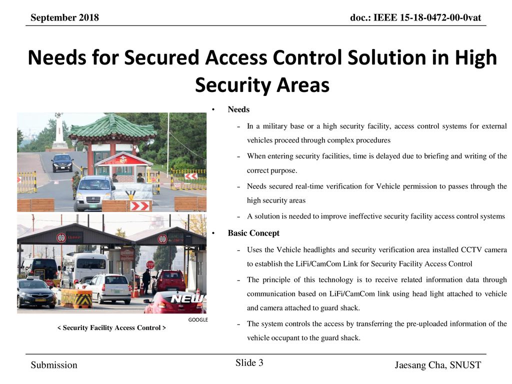 Needs for Secured Access Control Solution in High Security Areas