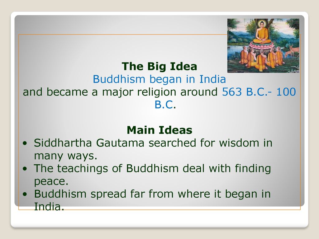 the birth of buddhism swbat: explain how buddhism developed. - ppt