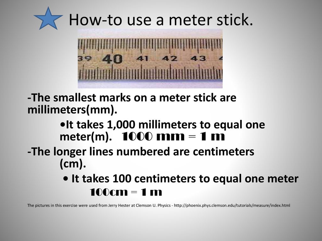 Clemson U. Physics Tutorial: Measuring Devices