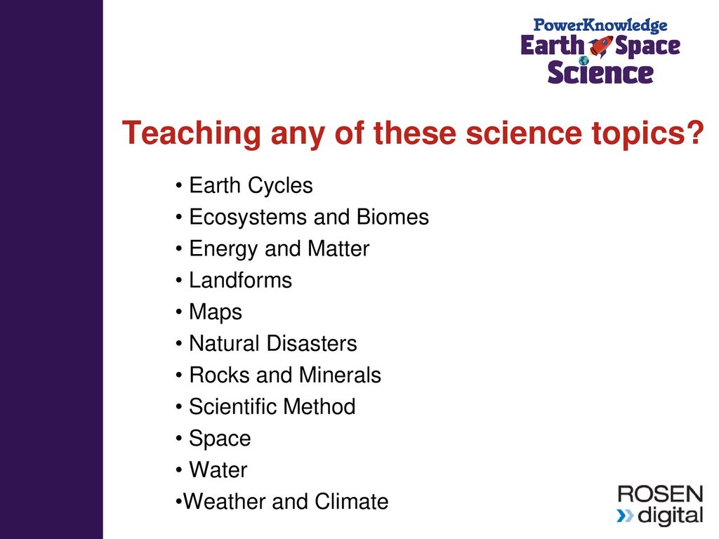Forkortelse Vores firma Mig Teaching any of these science topics? - ppt download