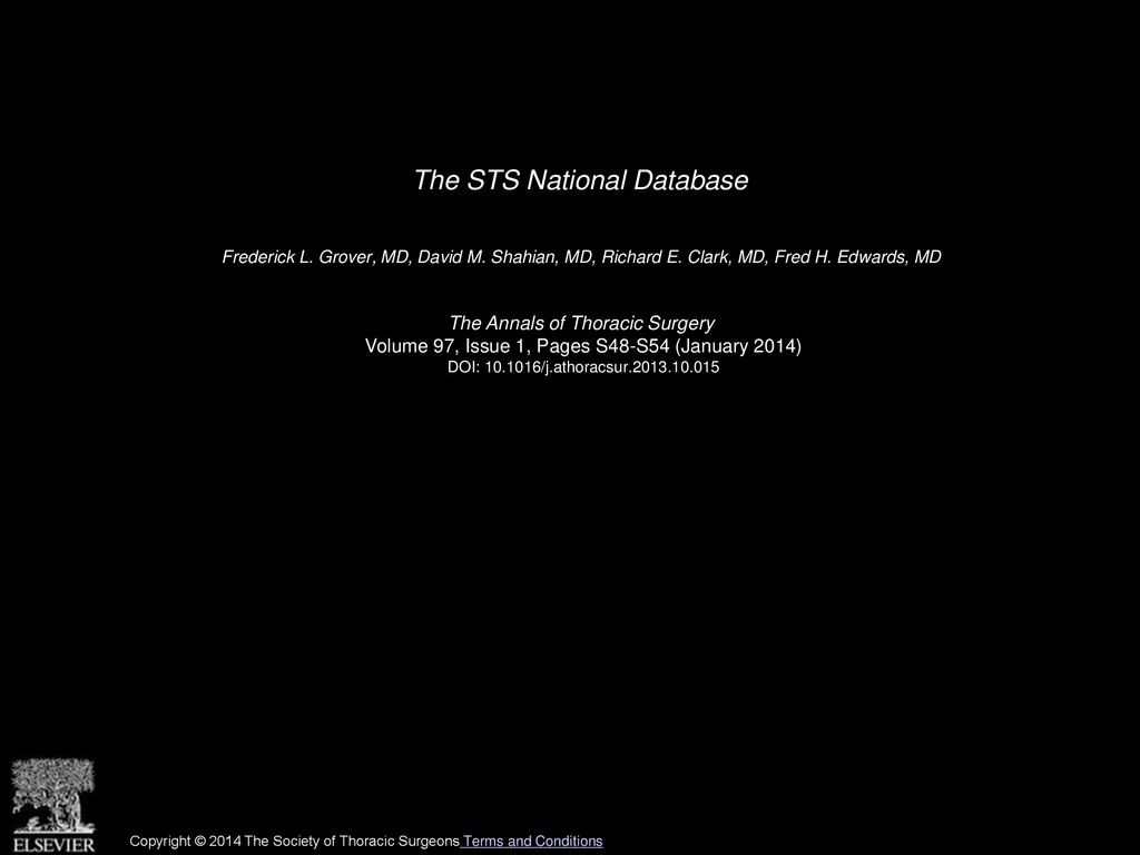 The STS National Database