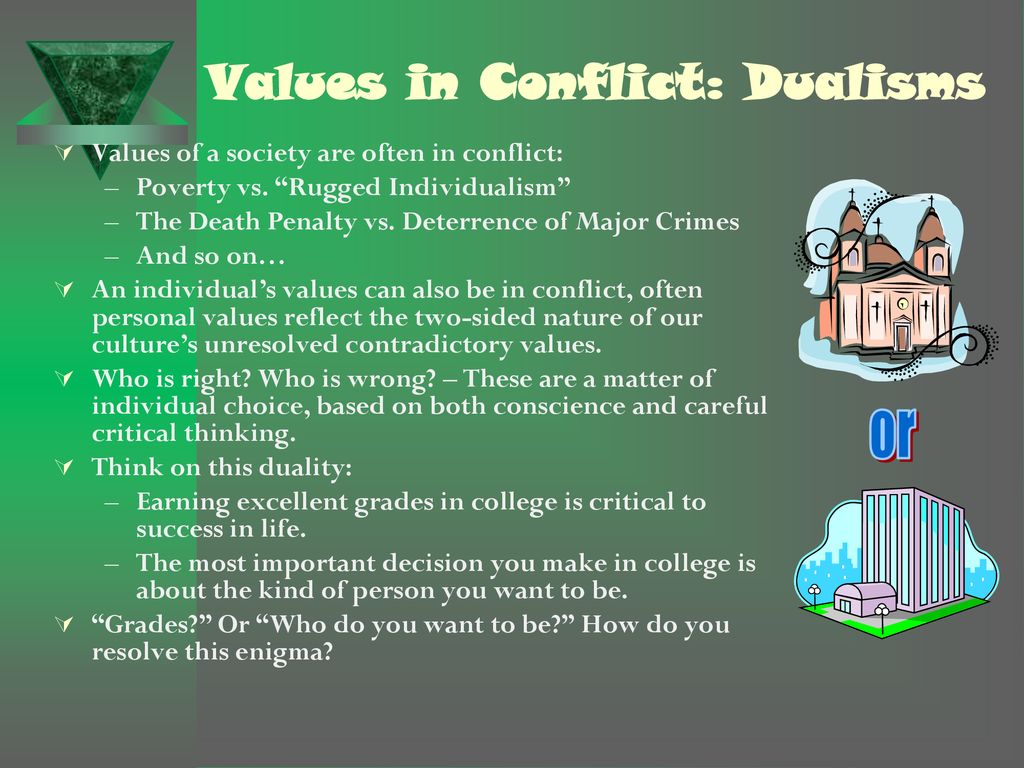 Values in Conflict: Dualisms