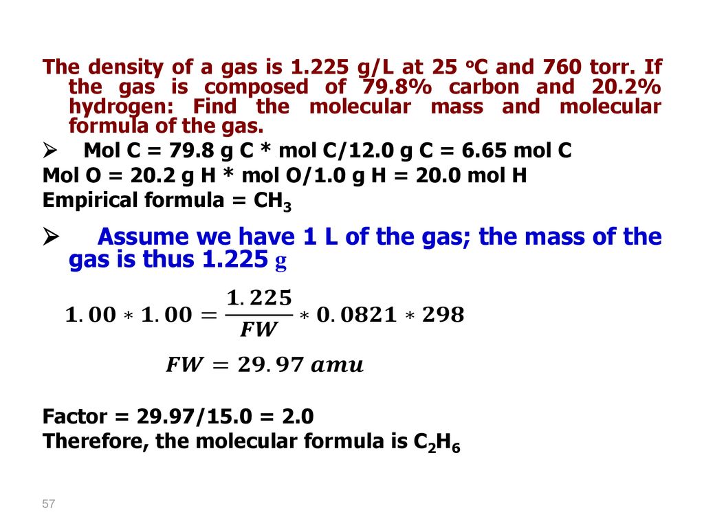 Gases 1 Chapter 10 Lecture Ppt Download