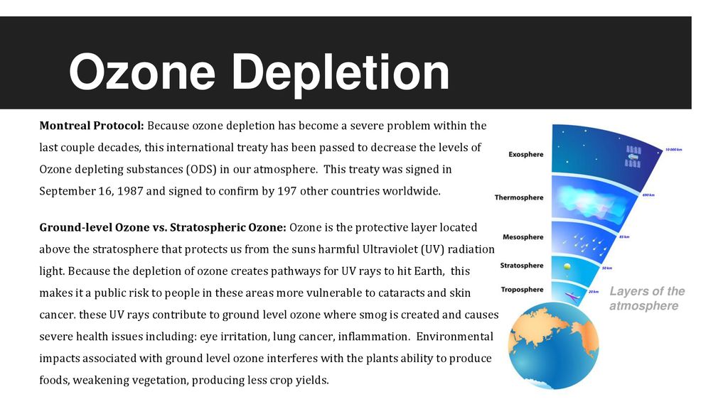 Ozone depletion. Ozone layer depletion. Causes of Ozone depletion. Protection of Ozone layer. Depletion of the Ozone layer problem and solutions.