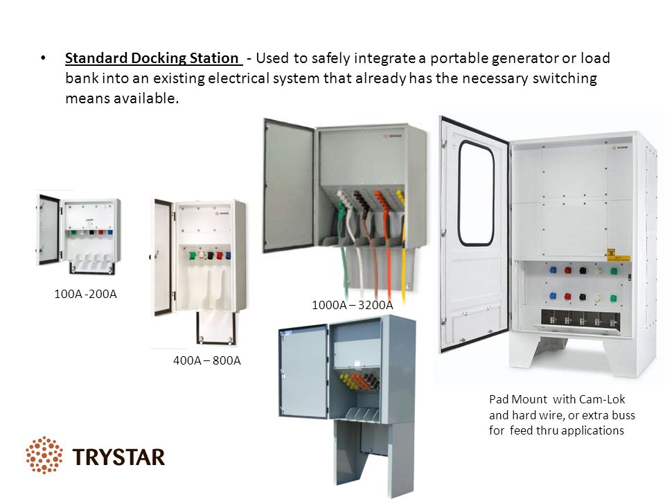 Trystar Generator Docking Stations Portable Power Cable Ppt Video Online Download