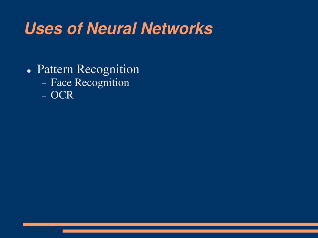 Uses of Neural Networks