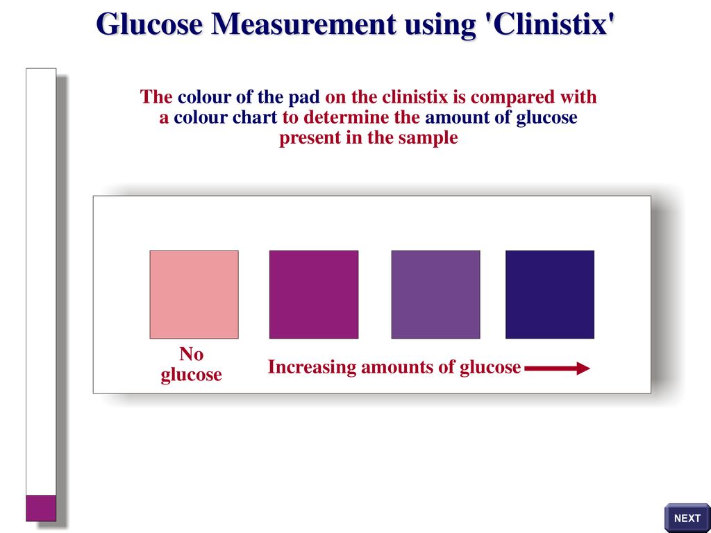 Clinistix Colour Chart