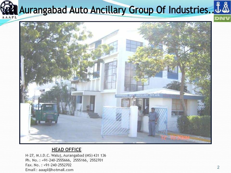 Aurangabad Auto Ancillary Group Of Industries..