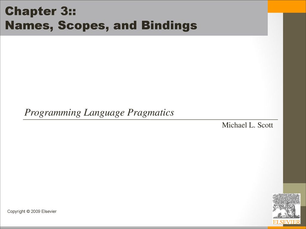 Chapter 3:: Names, Scopes, And Bindings - Ppt Download