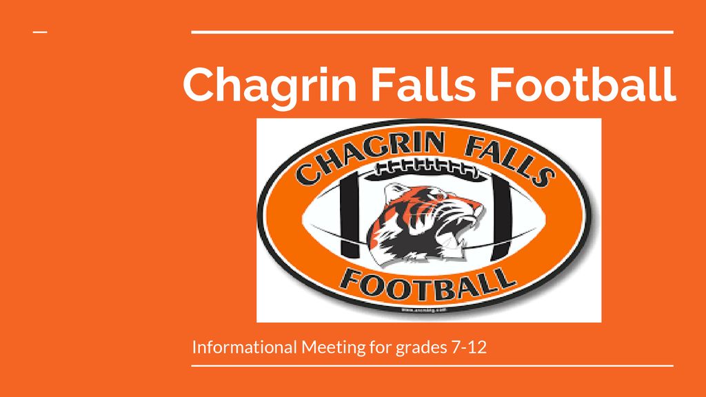 Chagrin Falls Football ppt download