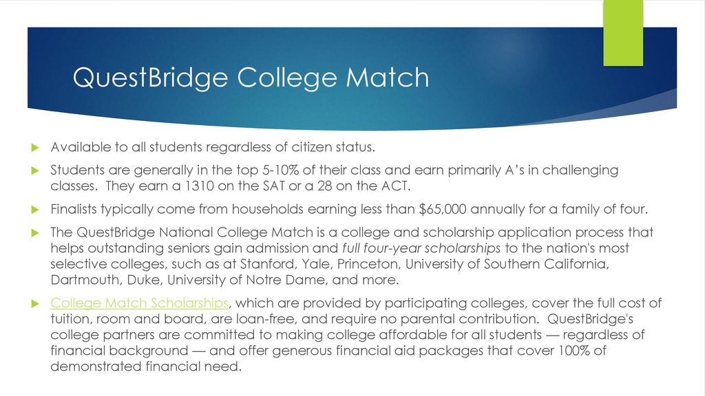 Searching For Scholarships Out of State Schools Ppt Download questbridge-scholarship-2023-scholarship-worth-200-000-application