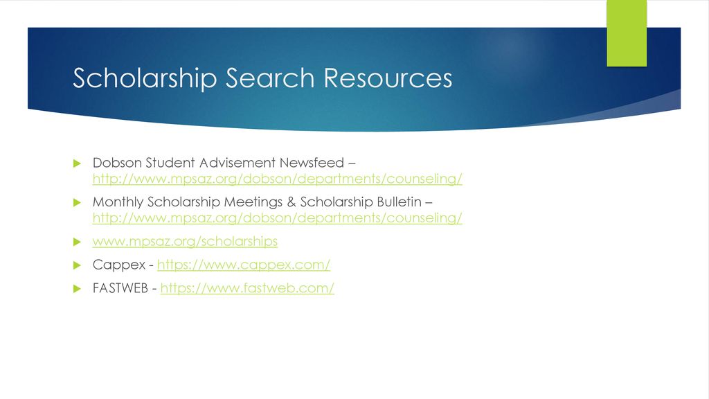 Searching For Scholarships & Out-of-State Schools - Ppt Download