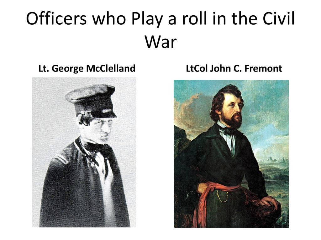 Officers who Play a roll in the Civil War