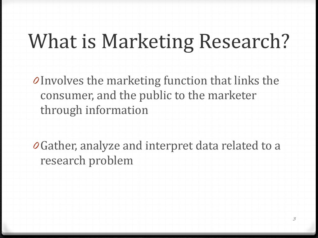 Unit 6: Marketing Research - ppt download