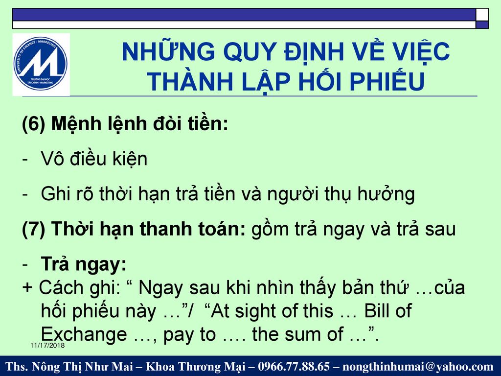 NHỮNG QUY ĐỊNH VỀ VIỆC THÀNH LẬP HỐI PHIẾU