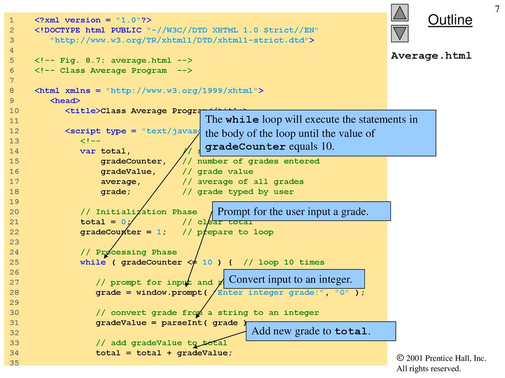 Chapter 8 - JavaScript: Control Structures I - ppt download