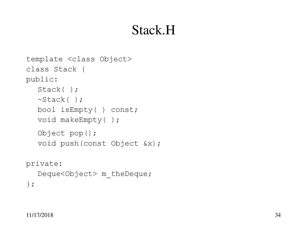 Deques, Stacks and Queues - ppt download