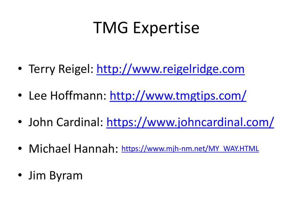 Mike’s TMG Tips Ottawa TMGUG 3 Nov ppt download