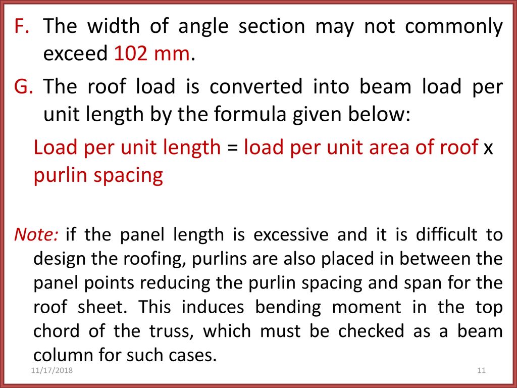 Design Of Truss Roof Chapter 7 Ppt Download