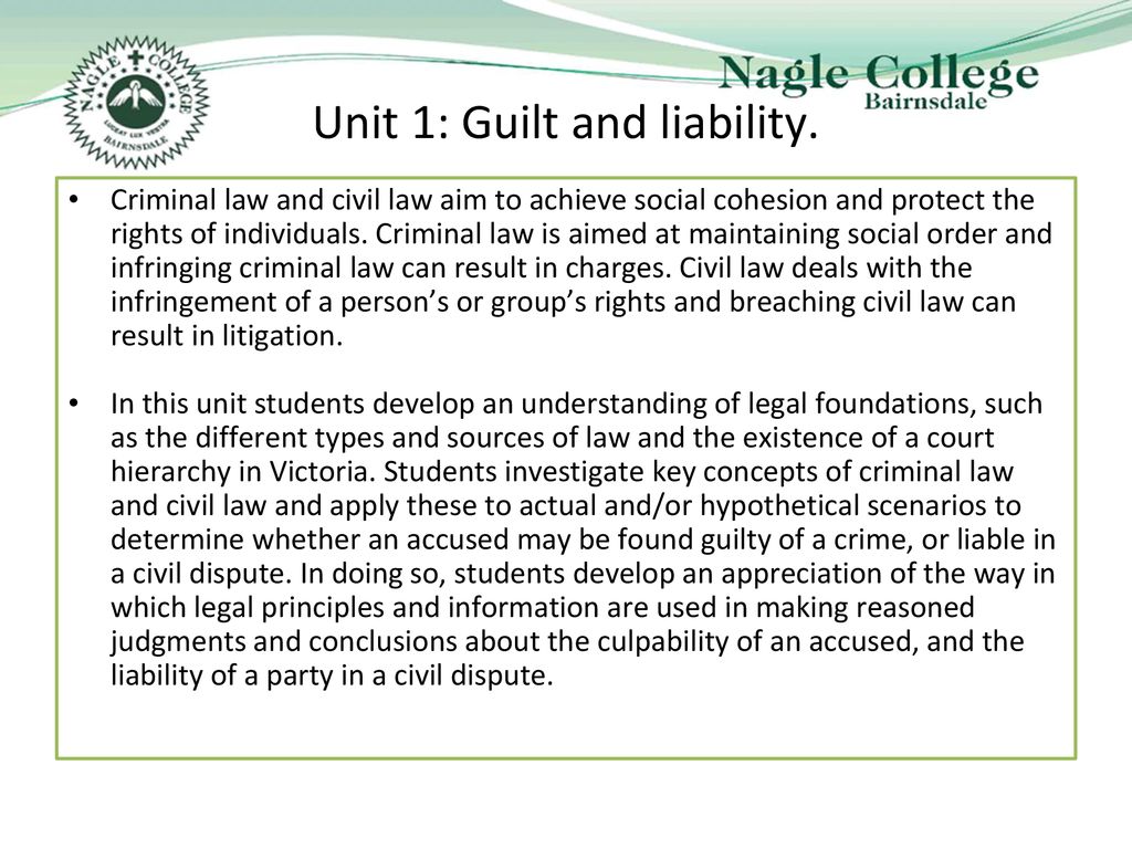 Year 10/11 Subject Selection – VCE Legal Studies. - ppt download