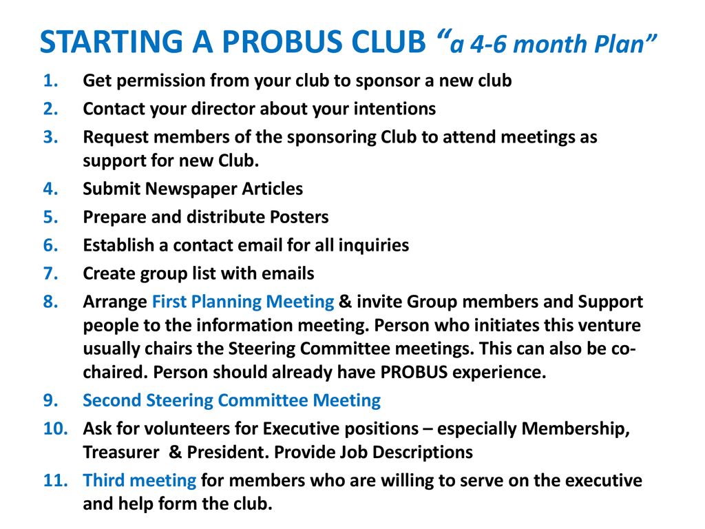 Guidelines For Starting A New PROBUS Club Ppt Download guidelines-for-starting-a-new-probus-club-ppt-download