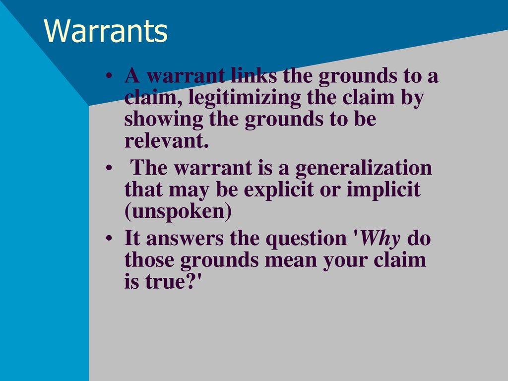 A tool for structuring arguments ppt download