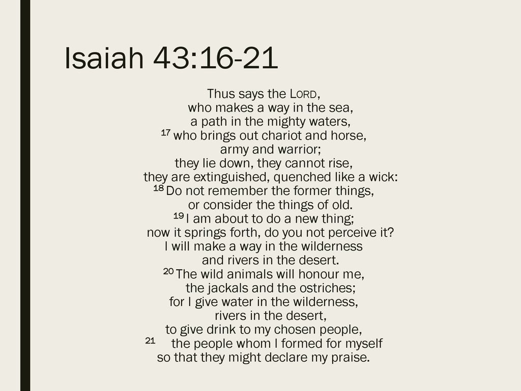 Second Isaiah Newness And Hope. - Ppt Download