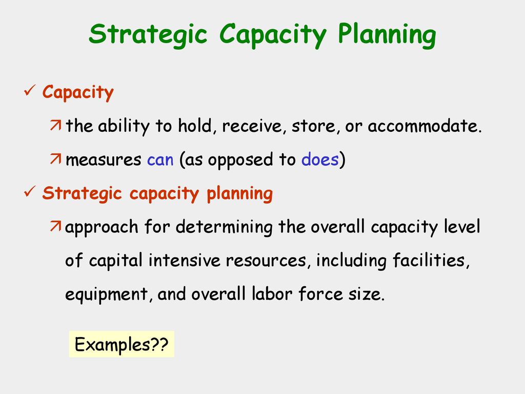 Chapter 3 Strategic Capacity Management Ppt Download Chapter 3 Strategic Capacity Management Ppt Download