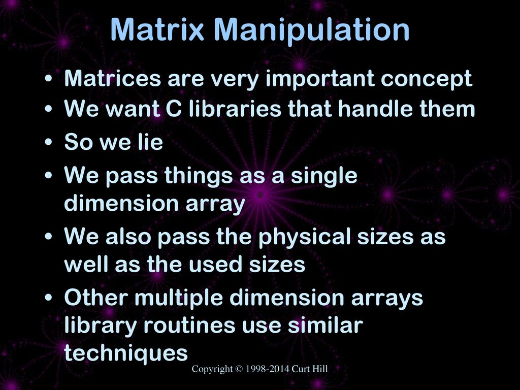 Multiple Dimension Arrays - ppt download
