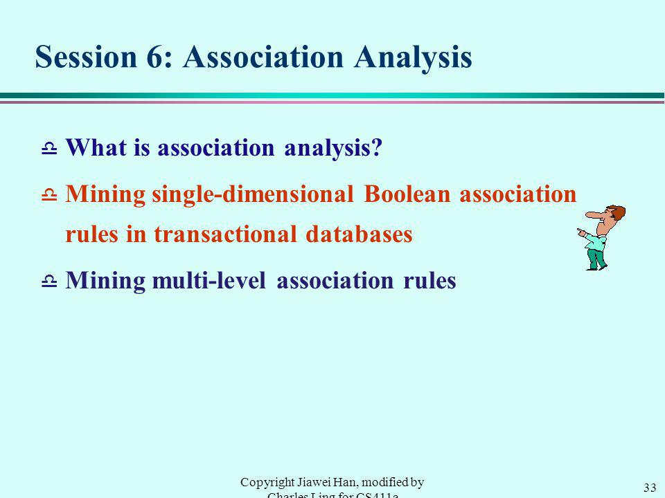 Session 6: Association Analysis