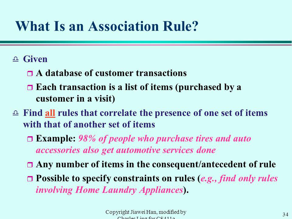 What Is an Association Rule