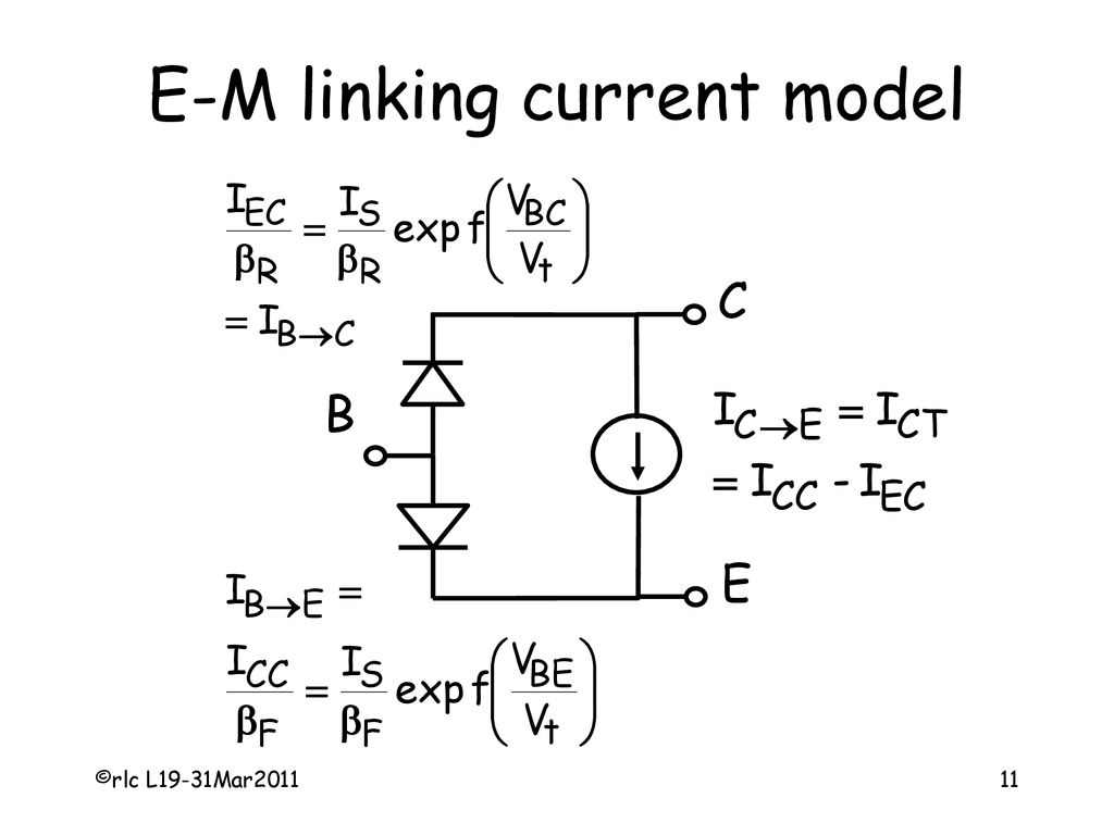E-M linking current model