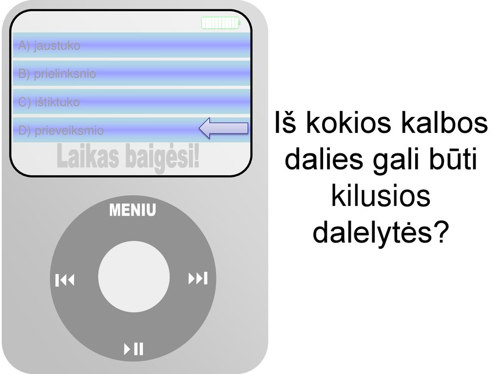 IPod MENIU. - Ppt Download