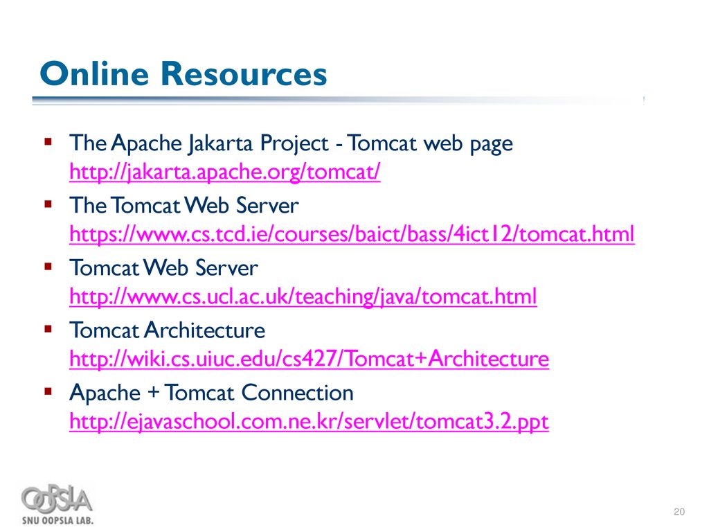 Apache tomcat web server ppt download