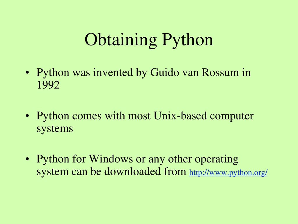 What Is a Program? A program is like an algorithm, but describes a ...