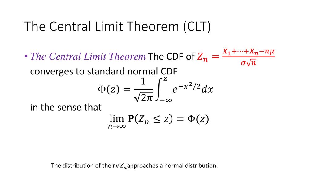 Tutorial 11 Limit Theorems Ppt Download