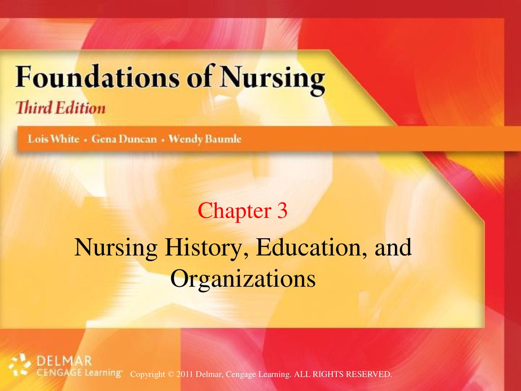 Nursing History, Education, and Organizations