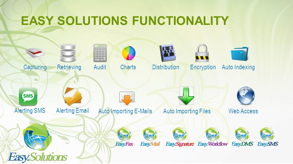 EASY SOLUTIONS FUNCTIONALITY