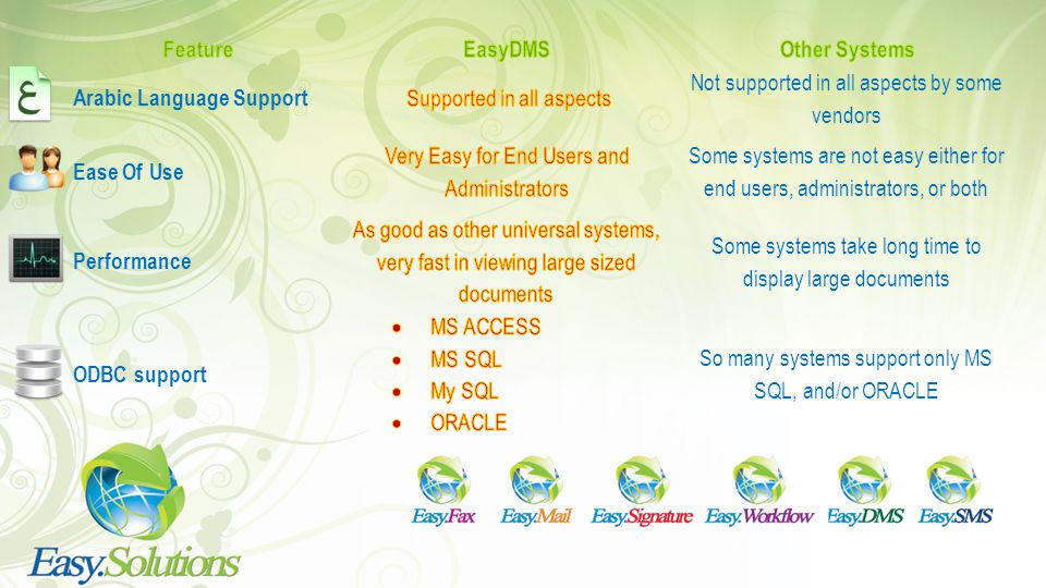 Other Systems EasyDMS Feature