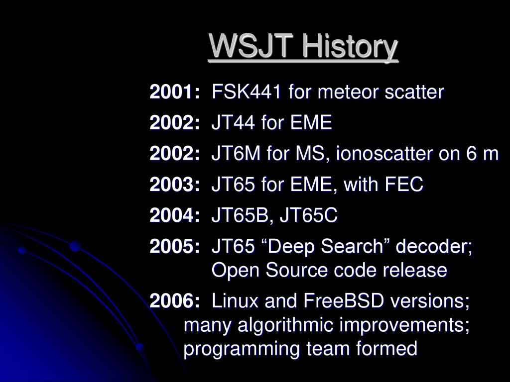 jt65 specifications
