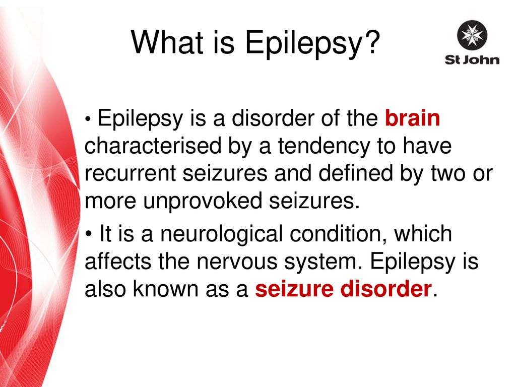 Epilepsy. - ppt download