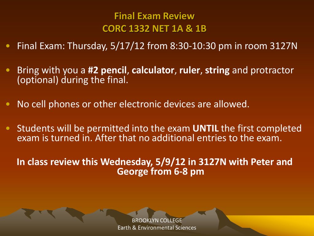 Final Exam Review CORC 1332 NET 1A & 1B - ppt download