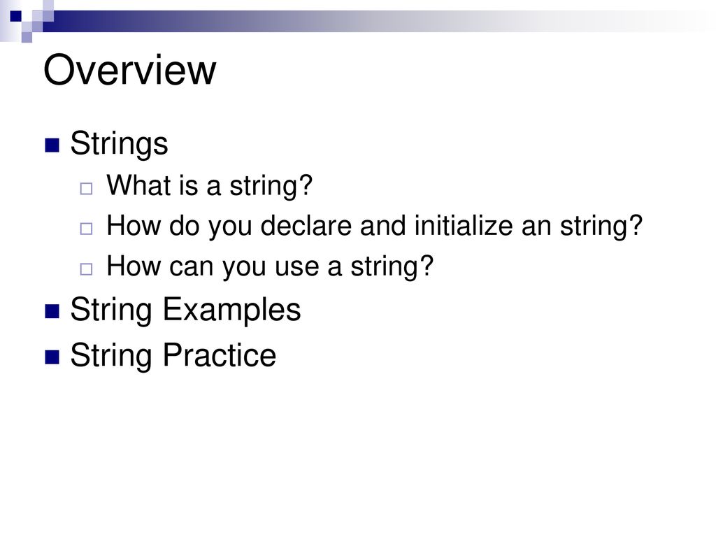 Lecture 8b: Strings BJ Furman 15OCT ppt download